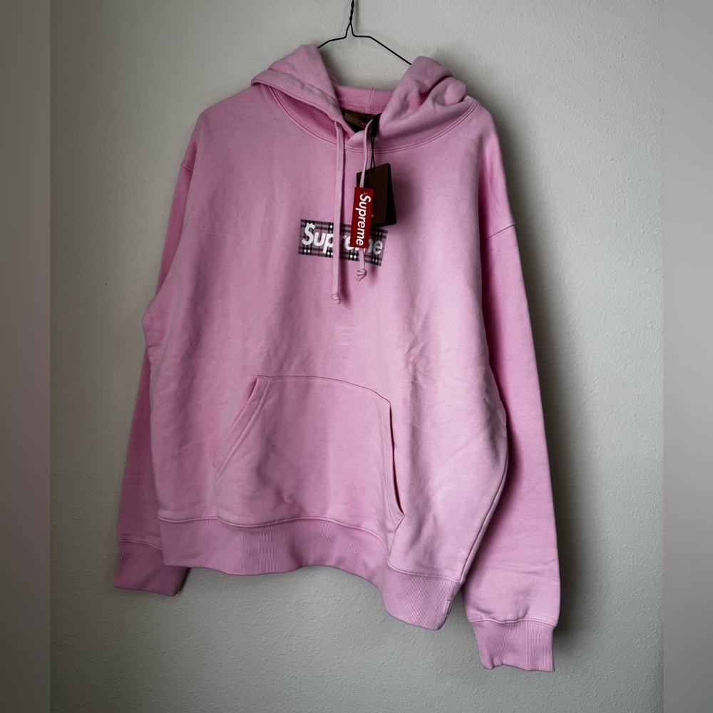 Supreme X Burberry Box logo Hoodie